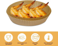 Thumbnail for Air Fryer Disposable Paper Liner Non-Stick Air Fryer Paper Liner 100pcs