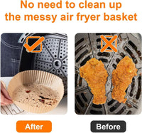 Thumbnail for Air Fryer Disposable Paper Liner Non-Stick Air Fryer Paper Liner 100pcs