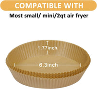 Thumbnail for Air Fryer Disposable Paper Liner Non-Stick Air Fryer Paper Liner 100pcs