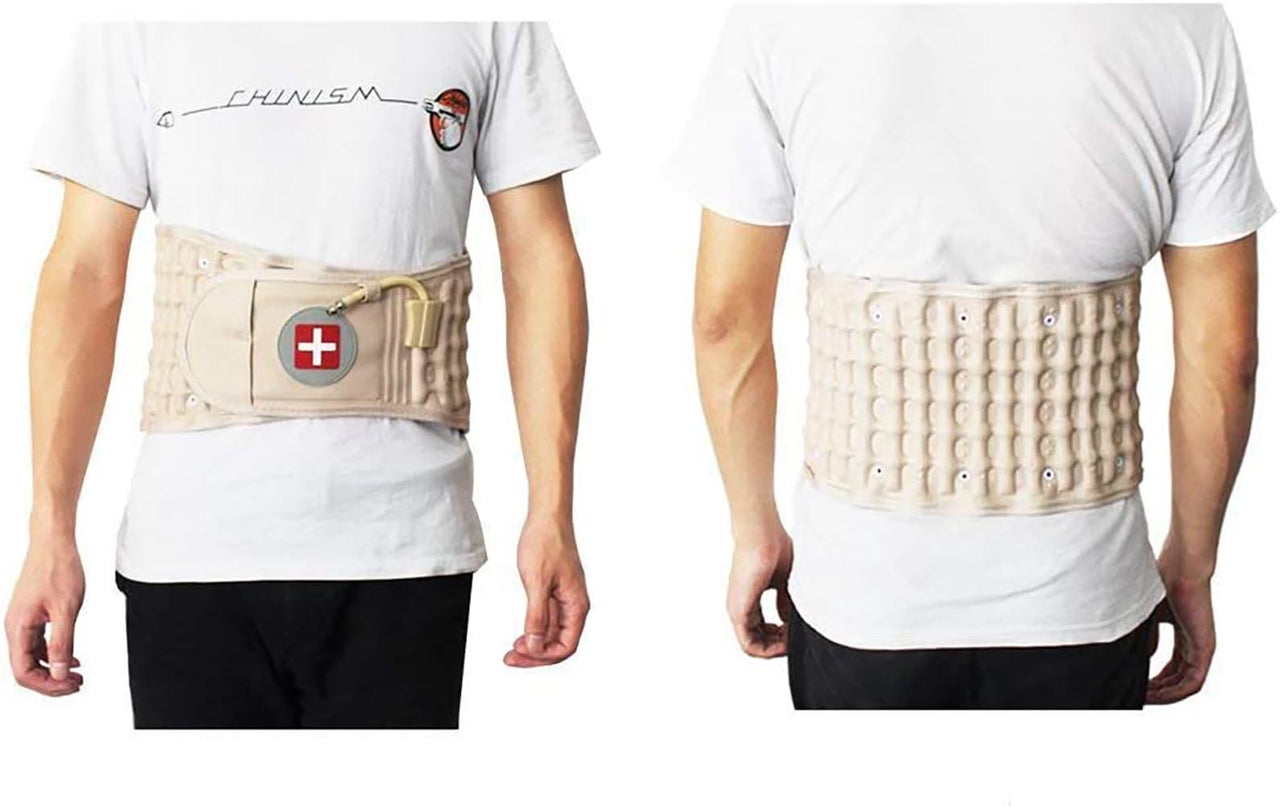 Lumbar Back Support Spinal Air Traction Belt Decompression Belt Lumbar Support for Lower Back Pain Relief