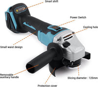 Thumbnail for Cordless Electric Angle Grinder - The Shopsite