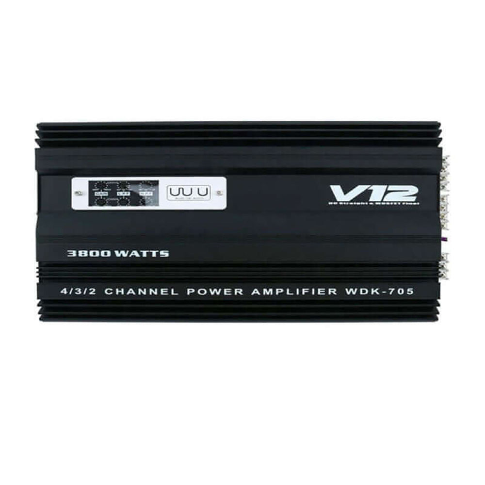 Amplifier showing frequency response label