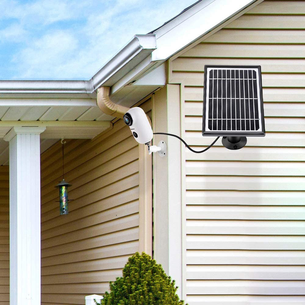 Outdoor camera solar charger