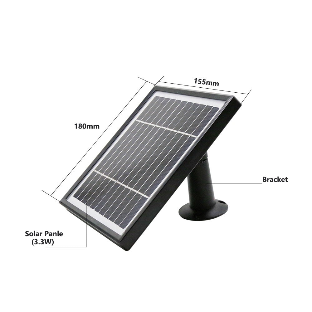 Outdoor camera solar charger