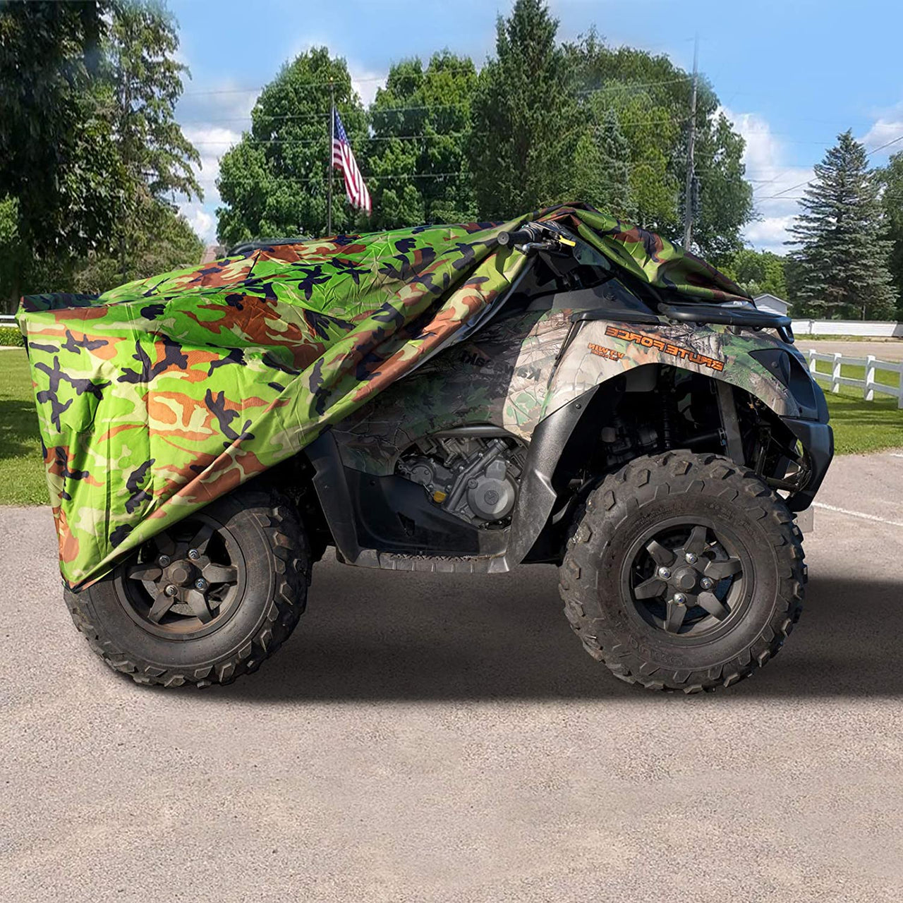 Waterproof 3Xl 190T Ployster Fiber Anyi Uv Quad Bike Tractor Atv Cover - The Shopsite