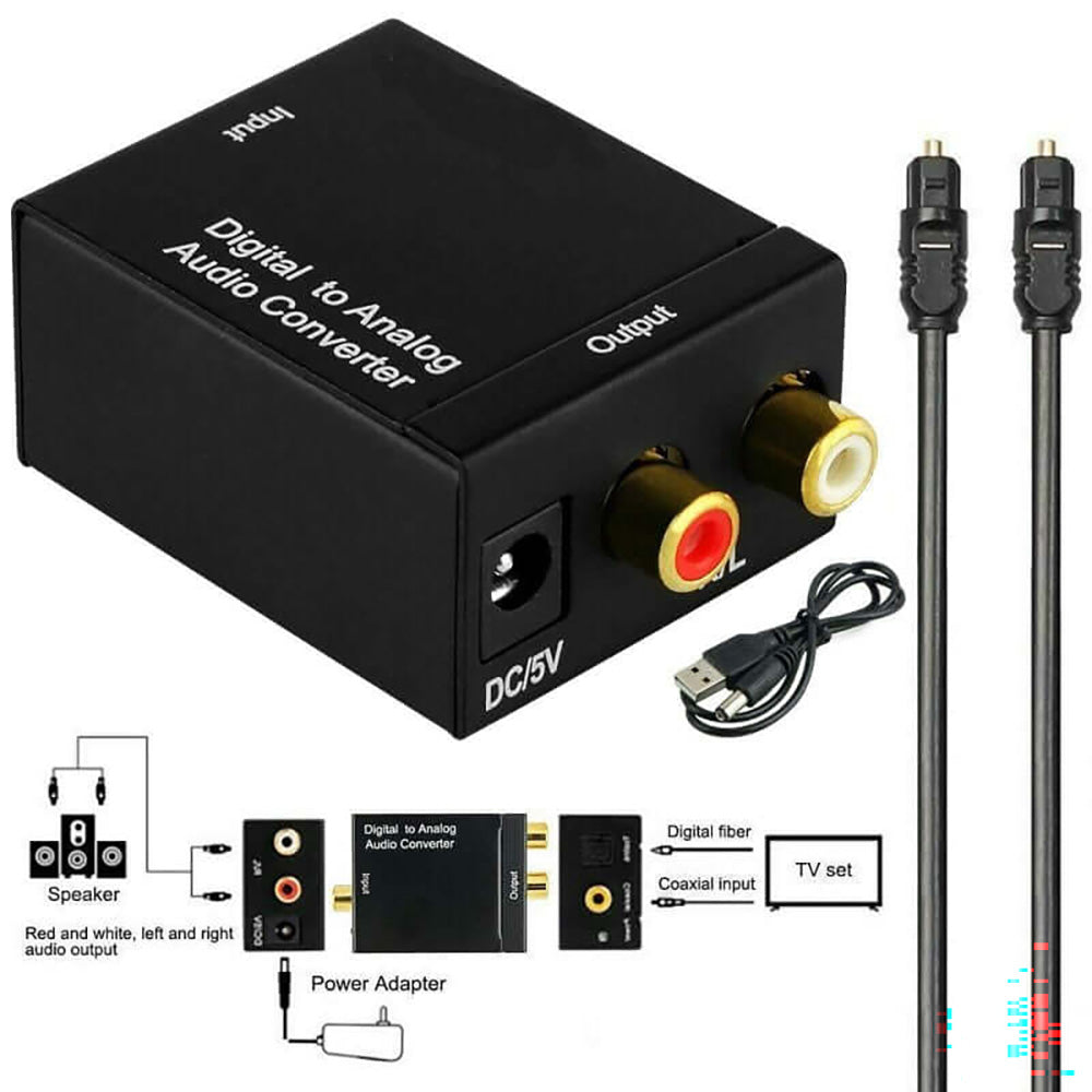 Audio converter used in home entertainment setup