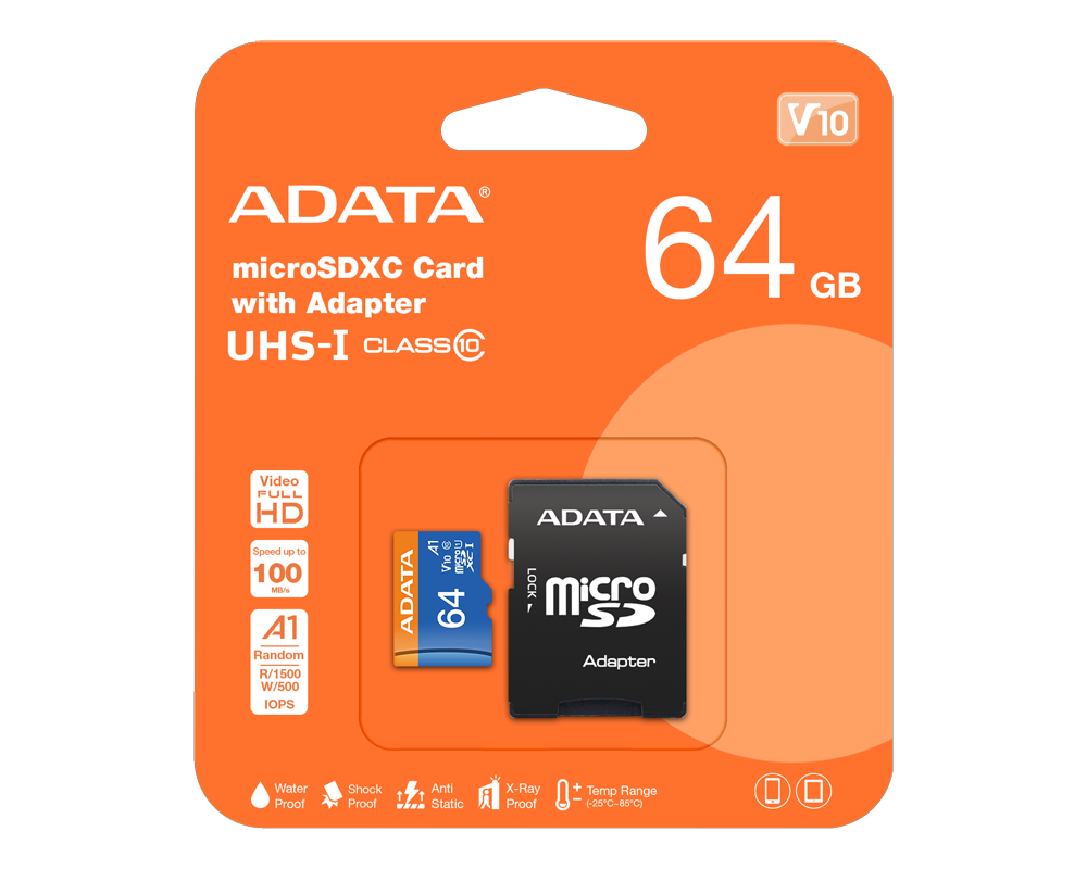 ADATA 64Gb Micro Sd Card 64Gb