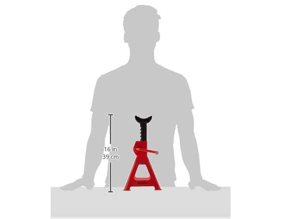 Axle Stand Pair Steel Jack Auto Stands, 3 Ton Capacity