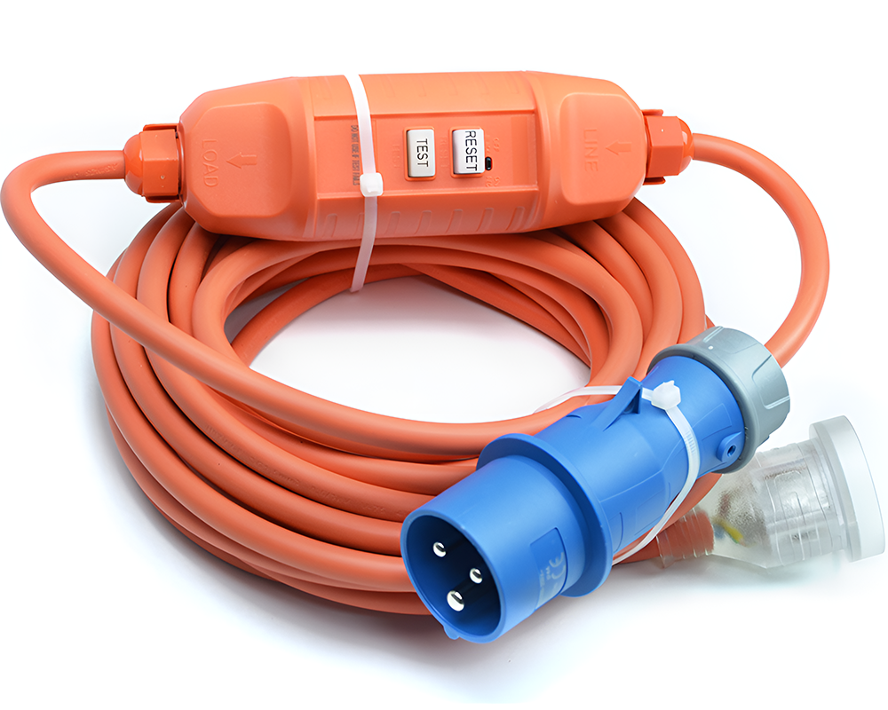 Caravan Lead Camping Lead 16A to 10A RCD Lead Cable 10M