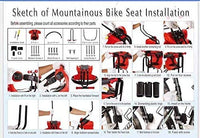 Thumbnail for Baby Seat For Bike, Child Front Baby Seat Bike Carrier Red - The Shopsite