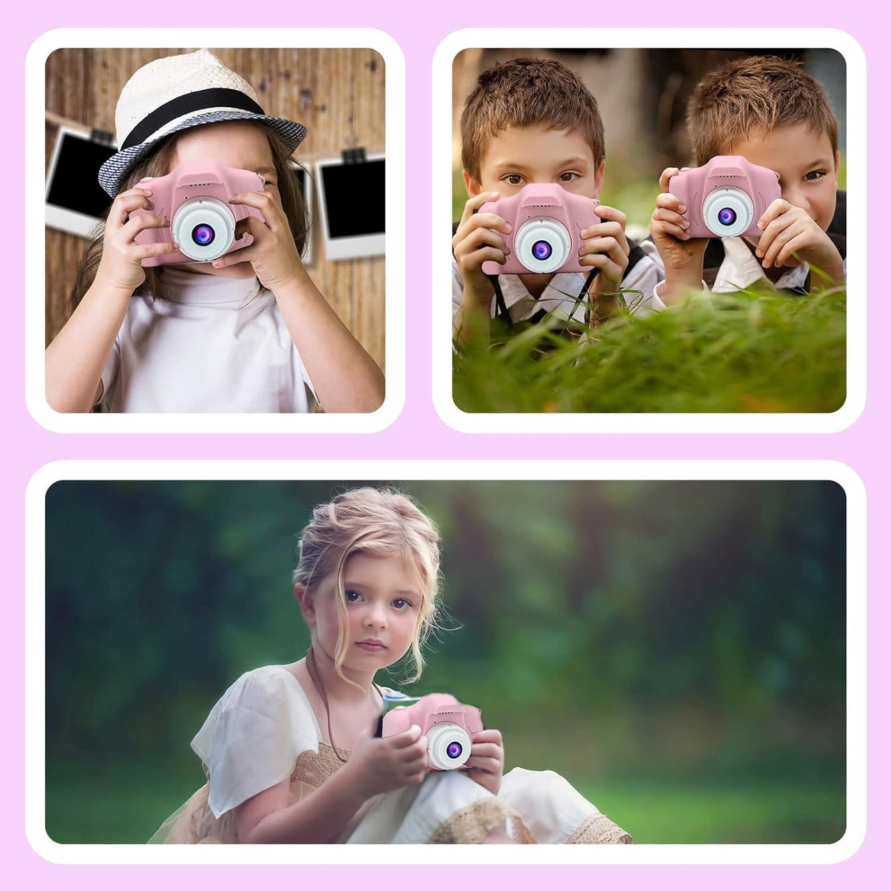 Camera with keychain necklace