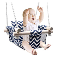 Thumbnail for Baby swing installed indoors in playroom setting