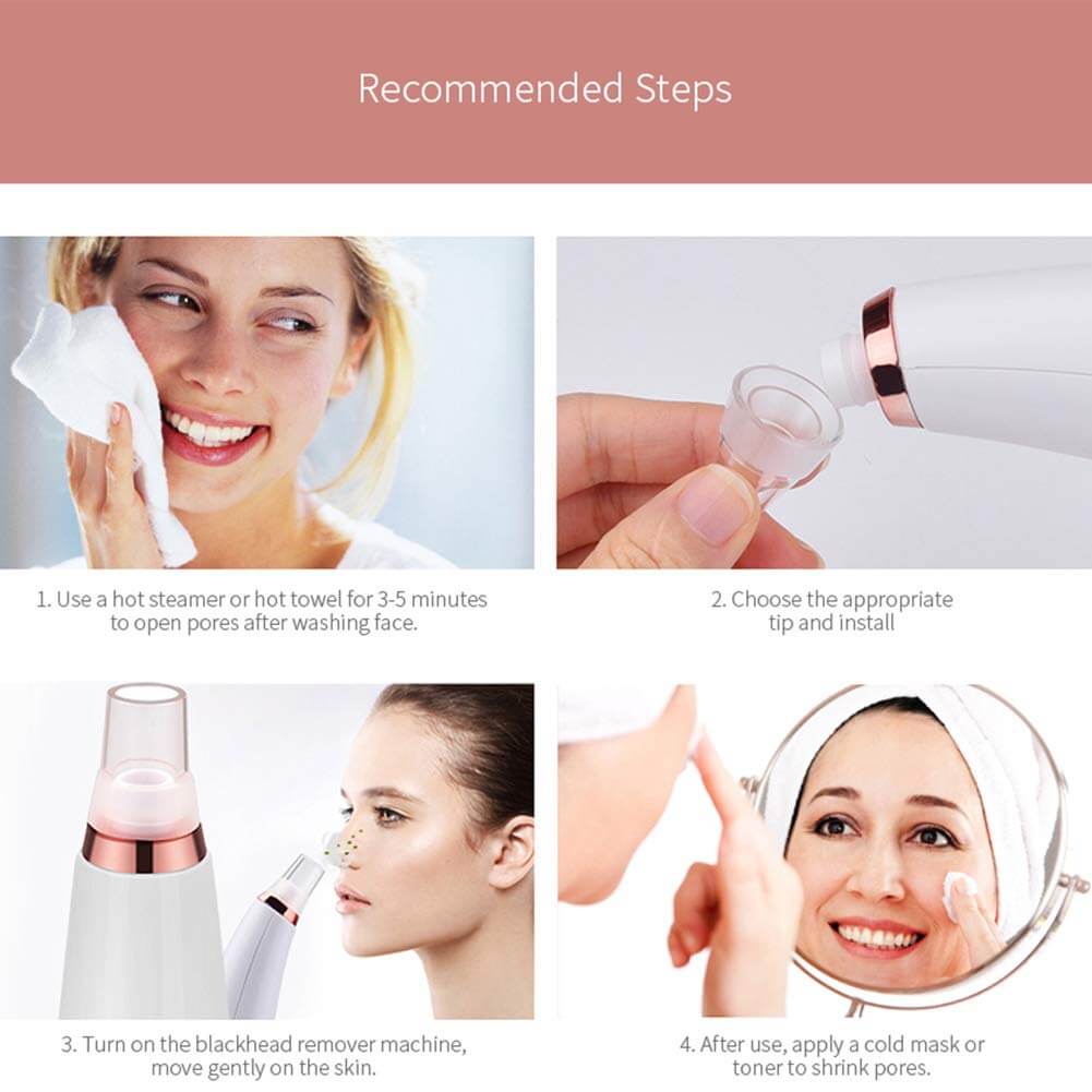 Black Head Remover Acne Cleansing High-pressure Suction - The Shopsite