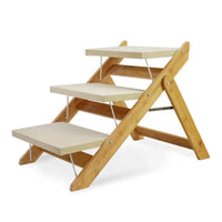 Thumbnail for Pet Steps Ramp Dog Stairs Cat 3 Steps Portable