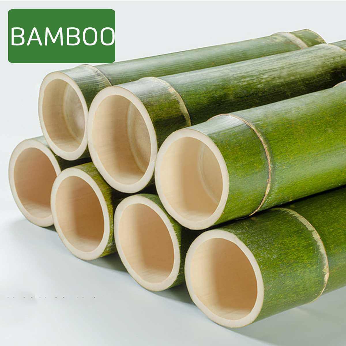 Lightweight bamboo plant rack