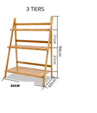 Thumbnail for Lightweight bamboo plant rack