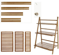 Thumbnail for 3 Tier Foldable Bamboo Deco Plant Rack