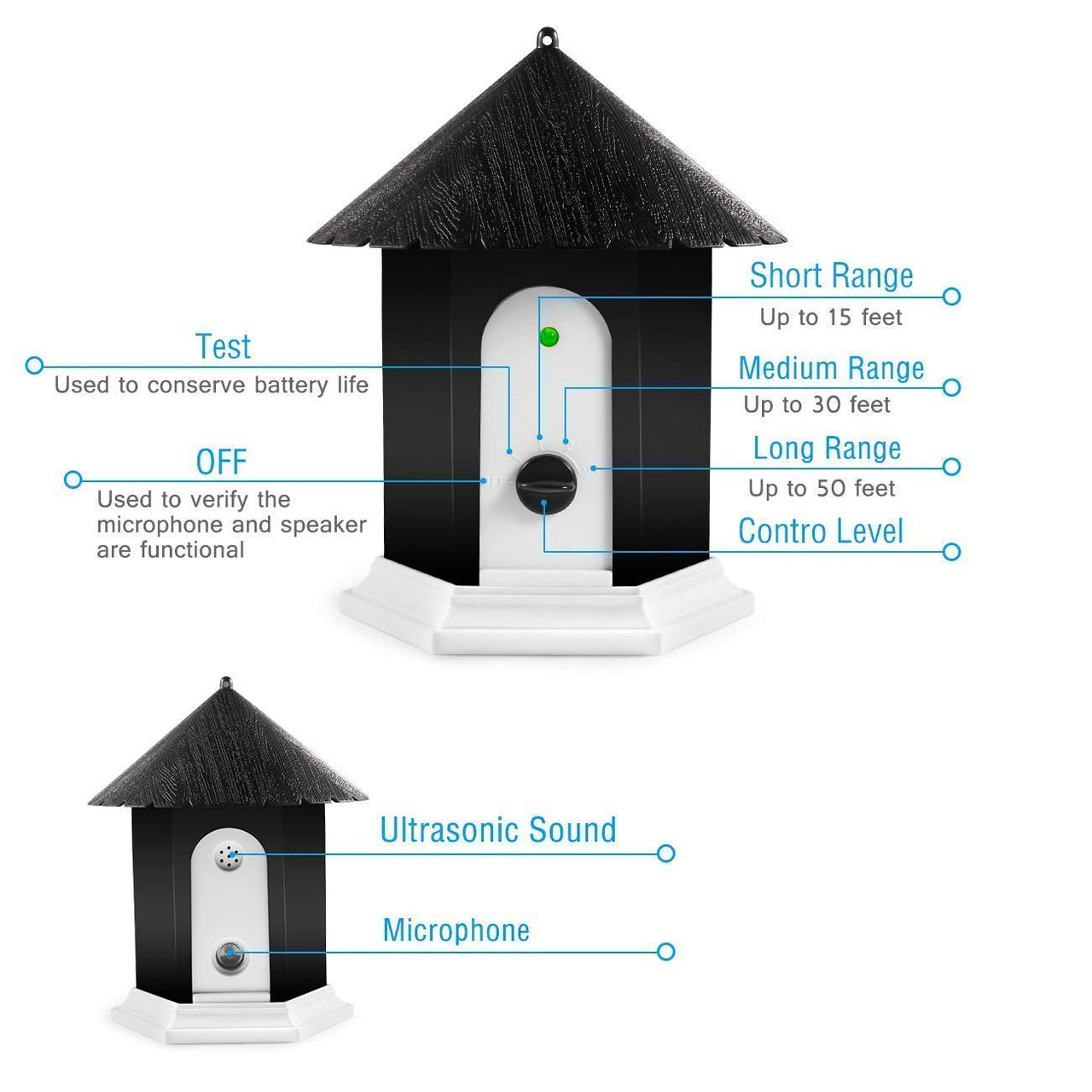 Ultrasonic Dog Bark Control System Anti Barking