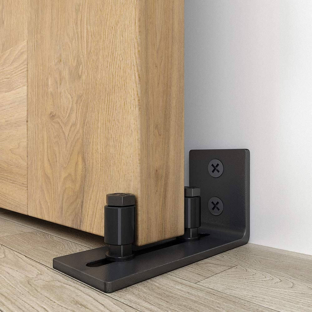 Barn Door Hardware Bottom Adjustable Roller - The Shopsite