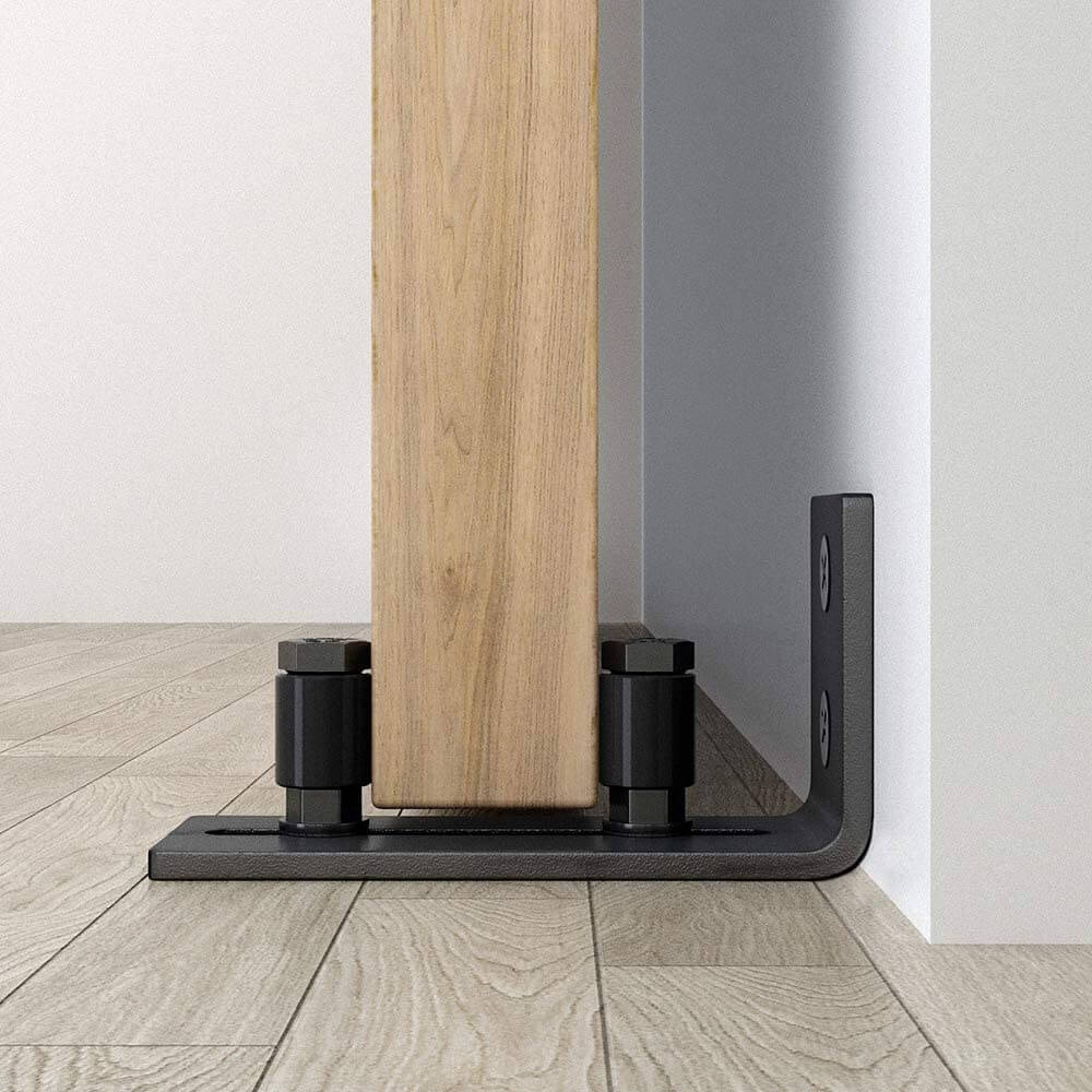 Barn Door Hardware Bottom Adjustable Roller - The Shopsite