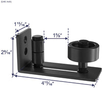 Thumbnail for Sliding Barn Door Hardware For Bottom Adjustable Roller - The Shopsite