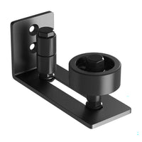 Thumbnail for Sliding barn door hardware showing black solid steel material