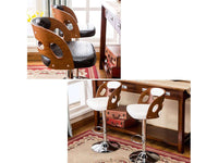 Thumbnail for Barstools Barstools Retro Chair Footrest With Pu Seat - The Shopsite