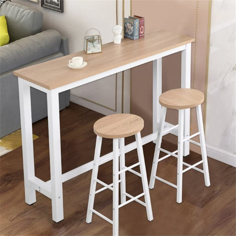 Bar table and stools set
