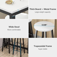 Thumbnail for Bar Table Set with Bar Stools