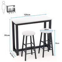 Thumbnail for Bar Table Set with Bar Stools