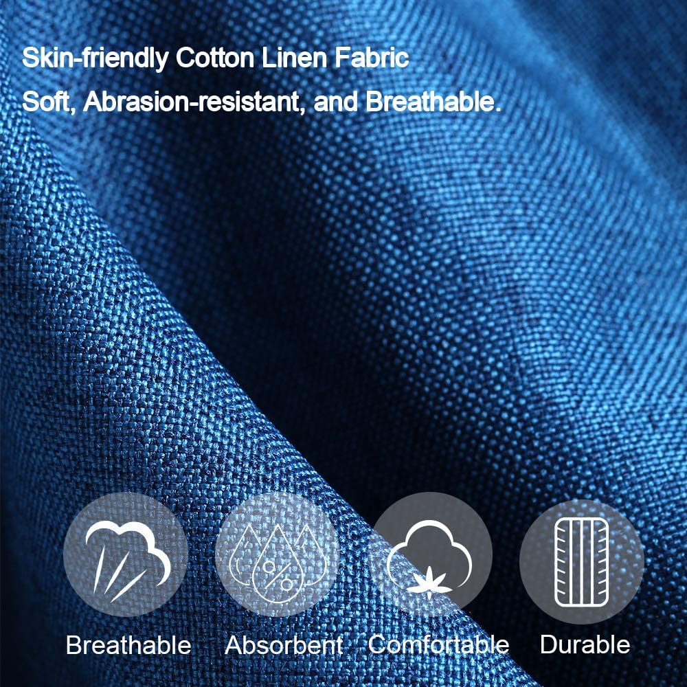 Bean bag cover corner showing stitching quality