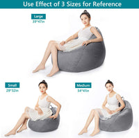 Thumbnail for Bean bag cover 100x120cm size laid flat