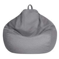 Thumbnail for Large bean bag cover light grey corduroy