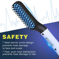 Thumbnail for Beard Straightener Comb For Men - The Shopsite