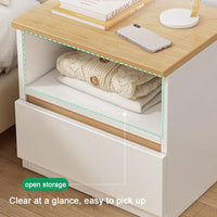 Thumbnail for Bedside Table Nightstands with Drawer