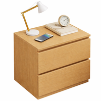 Thumbnail for Bedside Table with Drawers