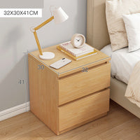 Thumbnail for Bedside Table with Drawers