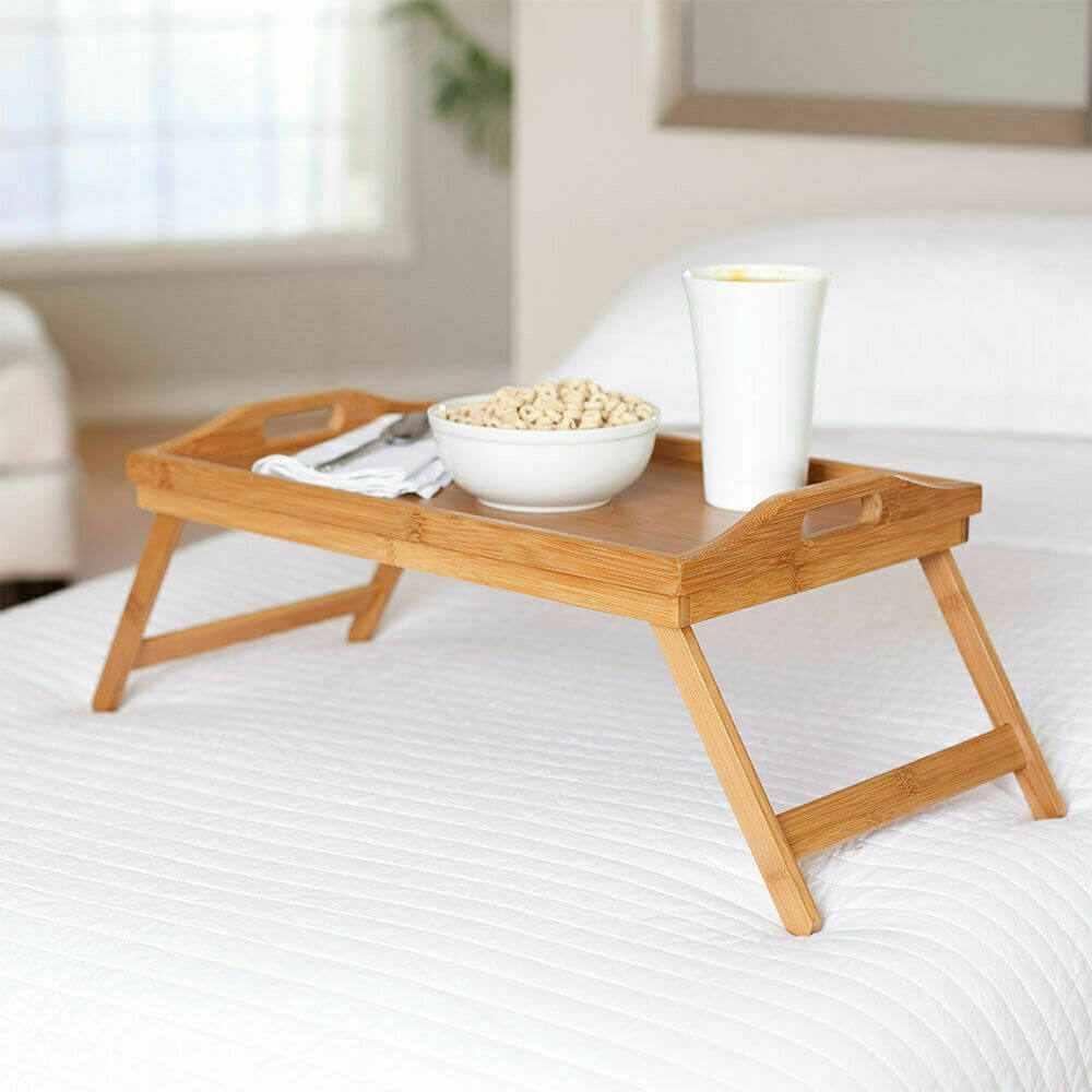 natural bamboo breakfast tray