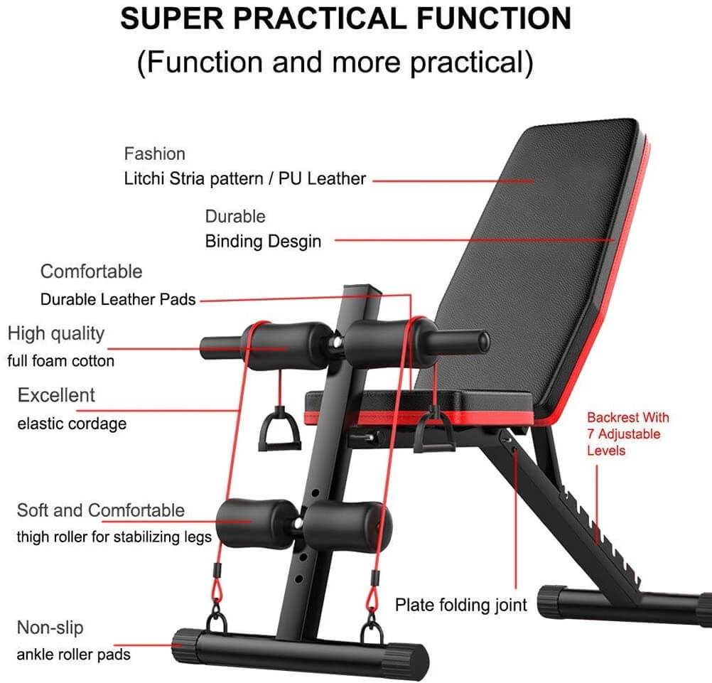 Adjustable Weight Bench - The Shopsite