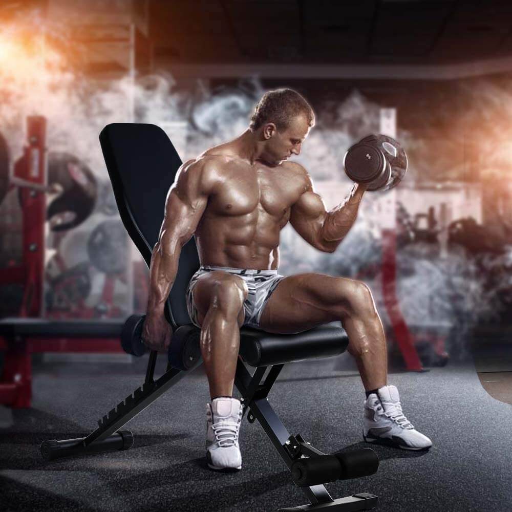 Weight Bench Adjustable Utility Weight Bench Workout Bench