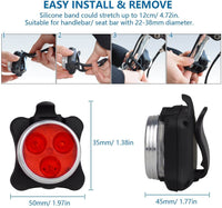 Thumbnail for Rechargeable LED Bike Light Sets