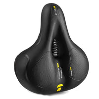 Thumbnail for Black bike seat with padded cushion