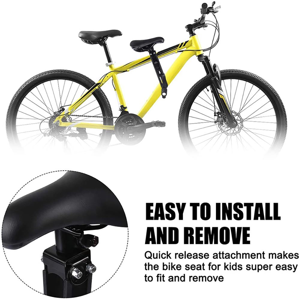 Kids Bike Seat and Handlebar Pack (2-5 years) Mounted Bicycle Saddle Seat child’s Seat child Bike Seat - The Shopsite