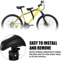 Thumbnail for Kids Bike Seat and Handlebar Pack (2-5 years) Mounted Bicycle Saddle Seat child’s Seat child Bike Seat - The Shopsite