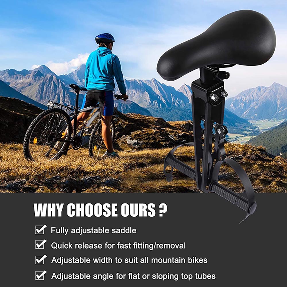 Kids Bike Seat and Handlebar Pack (2-5 years) Mounted Bicycle Saddle Seat child’s Seat child Bike Seat - The Shopsite