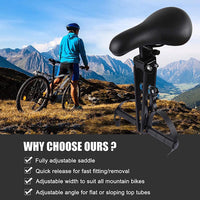 Thumbnail for Kids Bike Seat and Handlebar Pack (2-5 years) Mounted Bicycle Saddle Seat child’s Seat child Bike Seat - The Shopsite