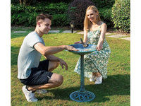 Thumbnail for Outdoor Traditional Resin Garden Bird Bath-Green