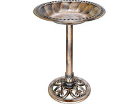 Thumbnail for Outdoor Traditional Resin Garden Bird Bath-Copper - The Shopsite