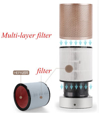 Thumbnail for Tower Bladeless Fan 16inch silver - The Shopsite