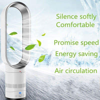 Thumbnail for Tower Bladeless Fan 16inch silver